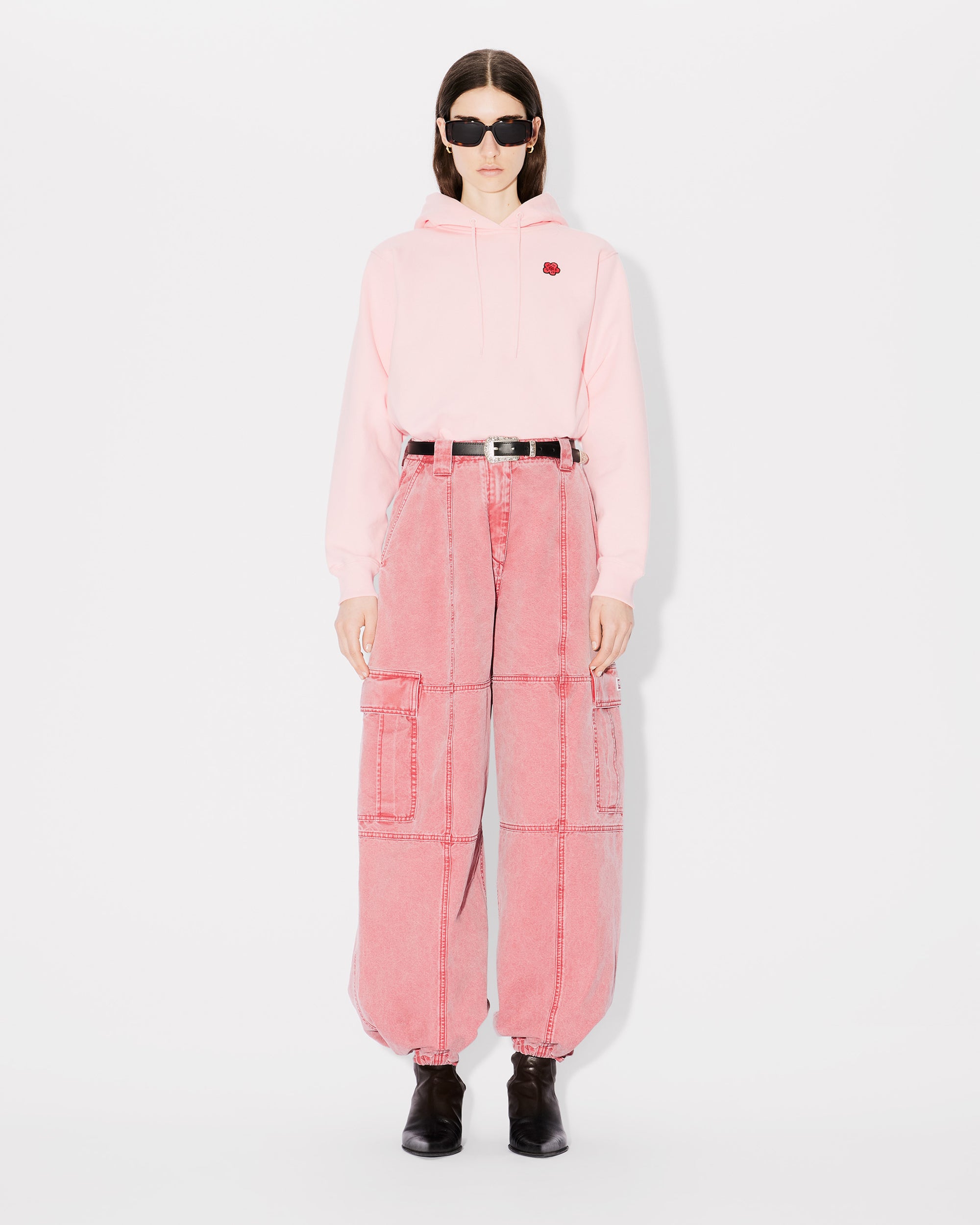 Dyed Canvas Cargo Pants