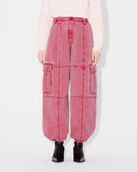 Dyed Canvas Cargo Pants