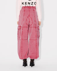 Dyed Canvas Cargo Pants