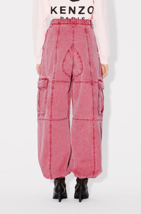 Pantalon cargo - Cherry