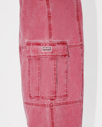 Dyed Canvas Cargo Pants