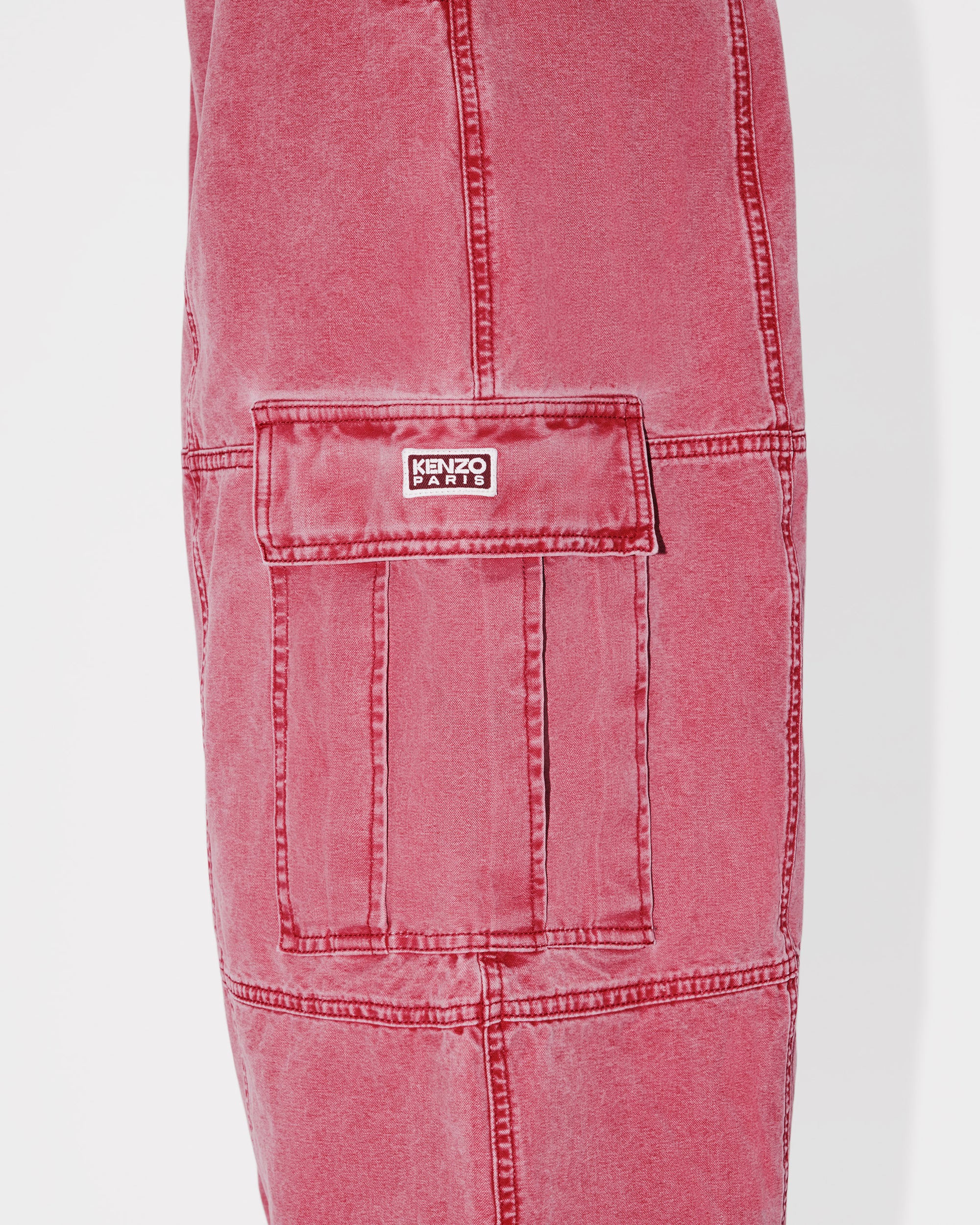 Dyed Canvas Cargo Pants