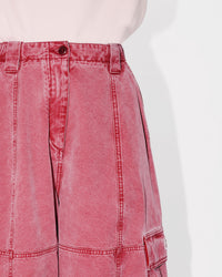 Dyed Canvas Cargo Pants