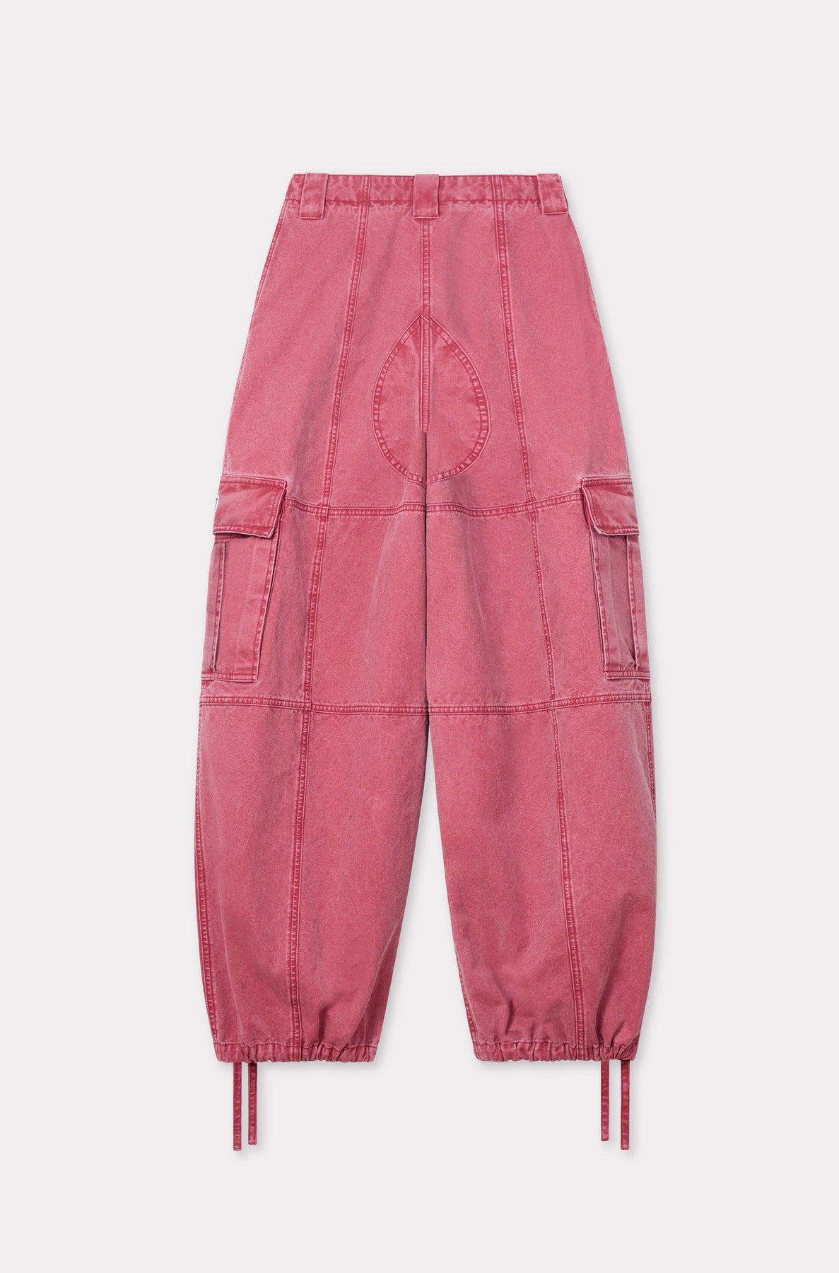 Pantalon cargo - Cherry