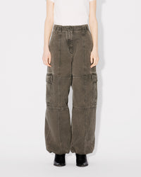 Dyed Canvas Cargo Pants