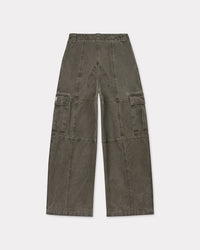 Dyed Canvas Cargo Pants