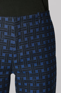 Pantalon cigarette Kenzo Weave - Midnight Blue