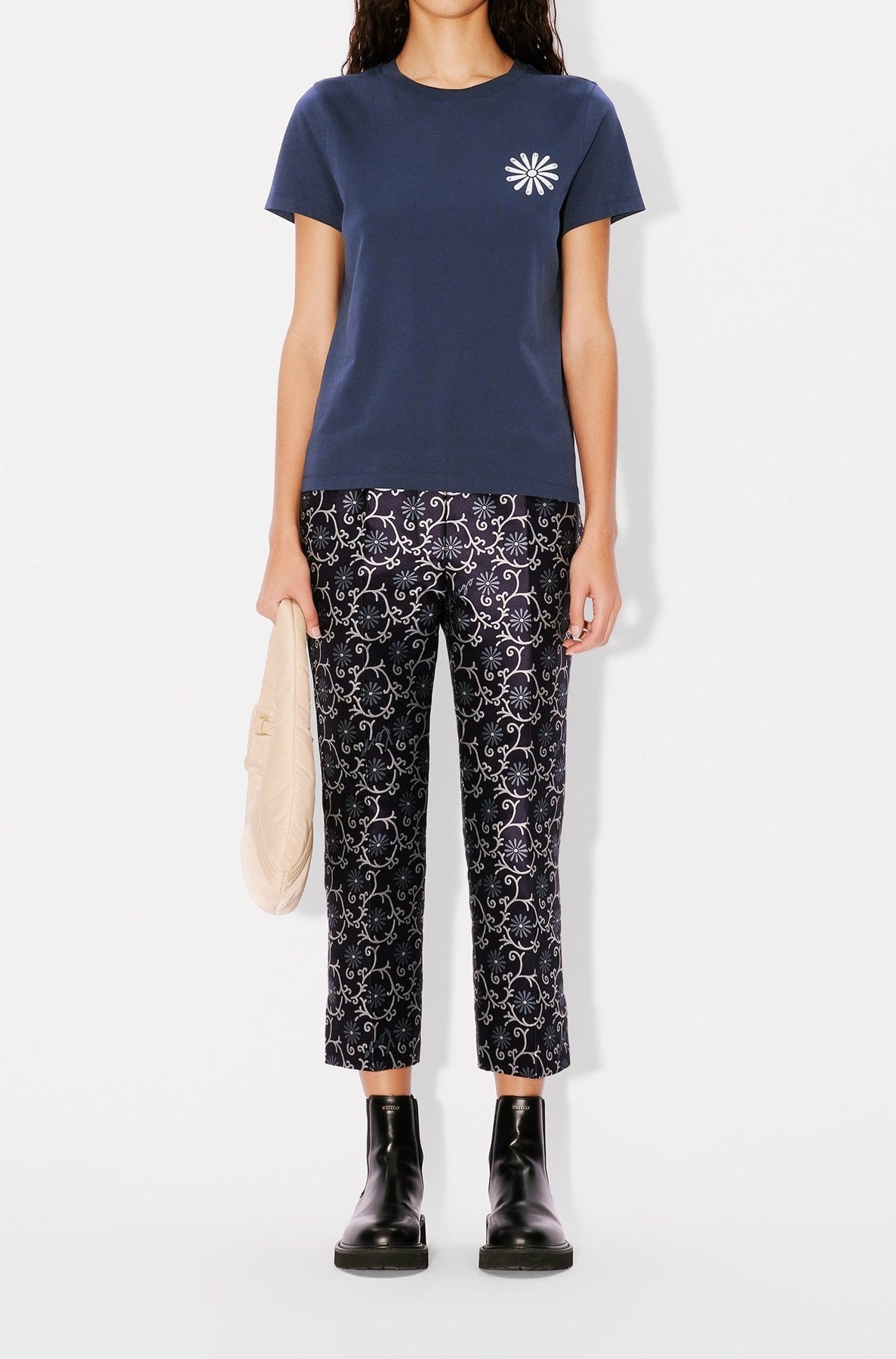 Pantalon court Kenzo Marguerite - Blue Black