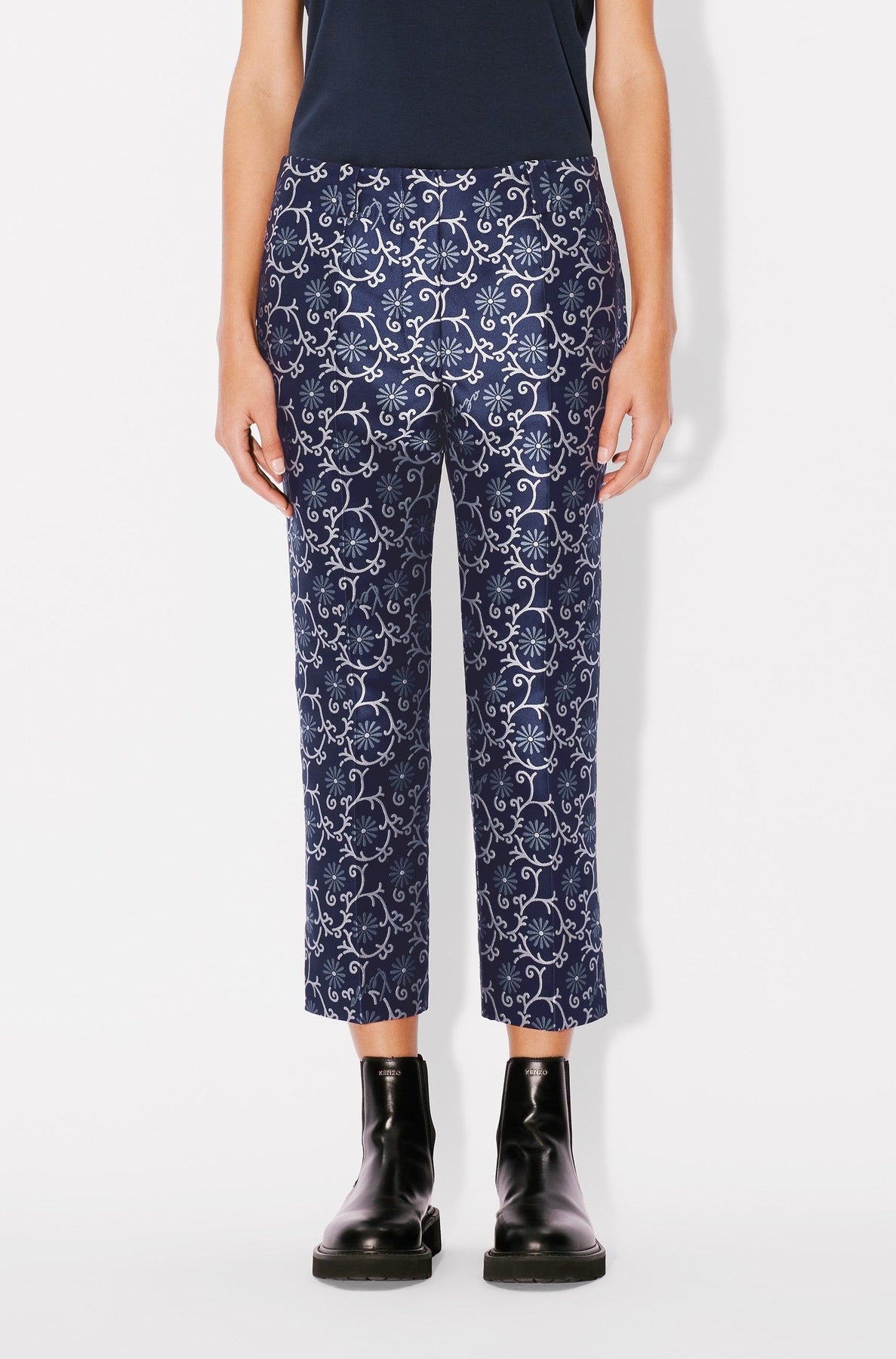 Pantalon court Kenzo Marguerite - Blue Black