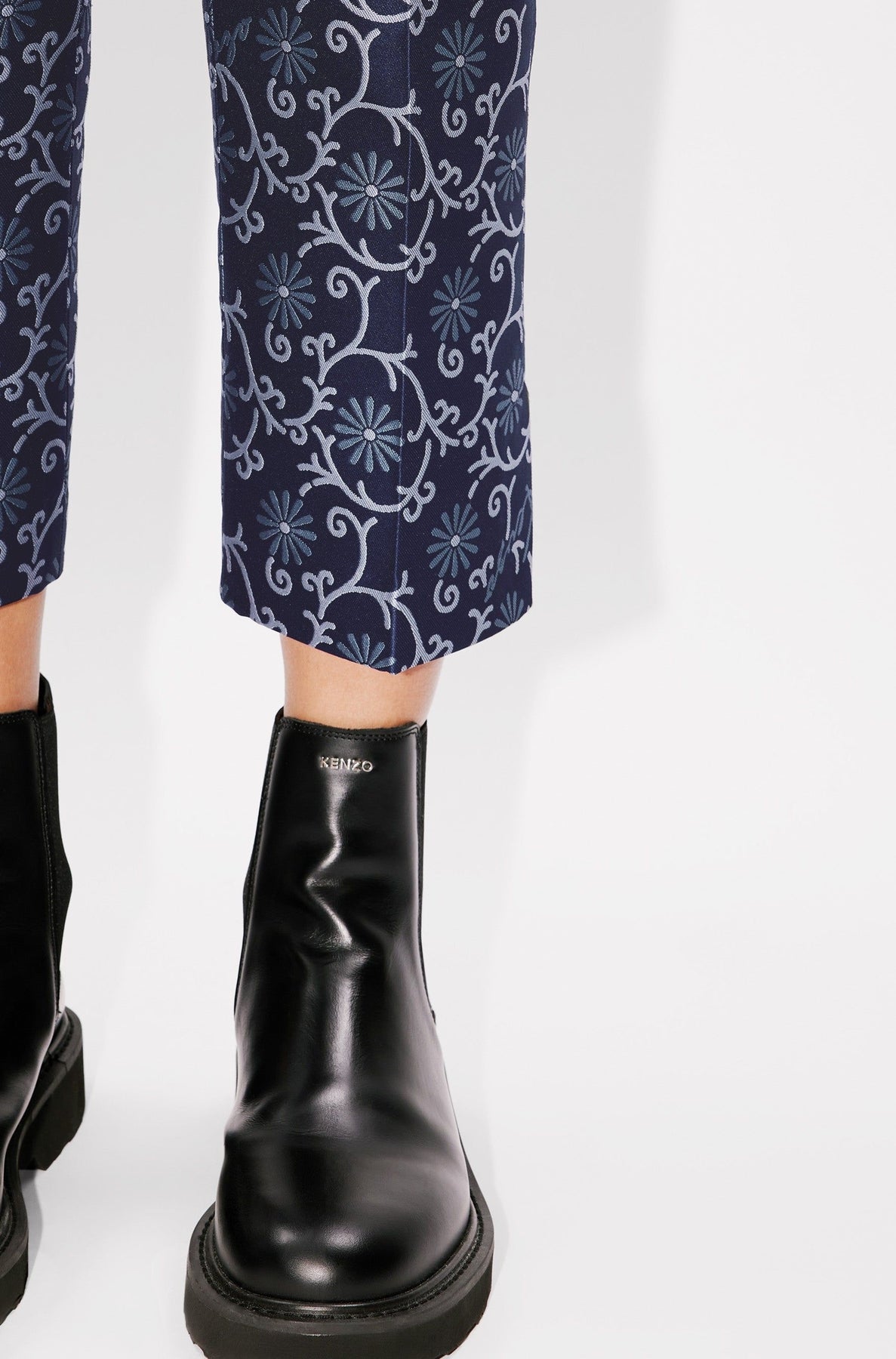 Pantalon court Kenzo Marguerite - Blue Black