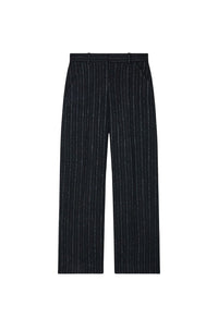 Pantalon de tailleur en laine - Black
