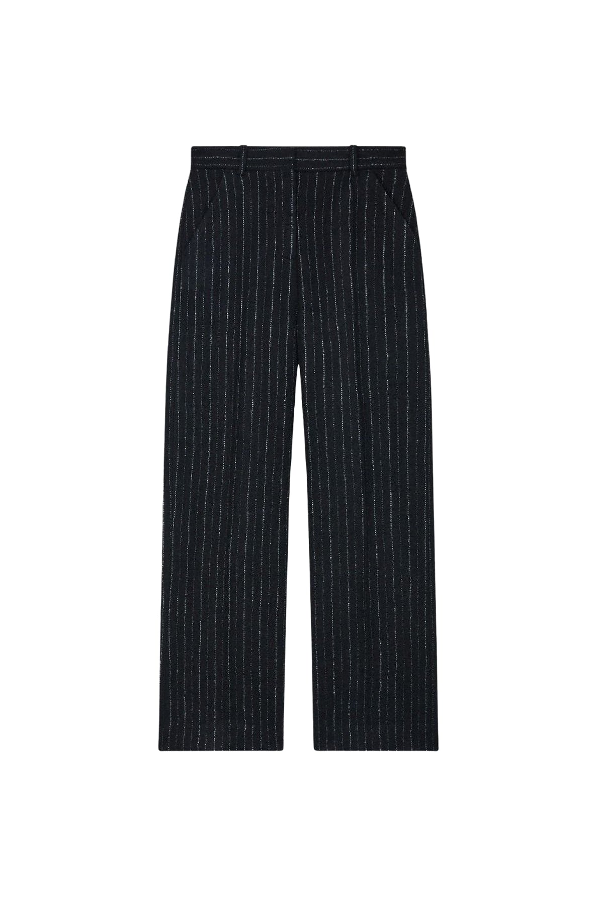 Pantalon de tailleur en laine - Black