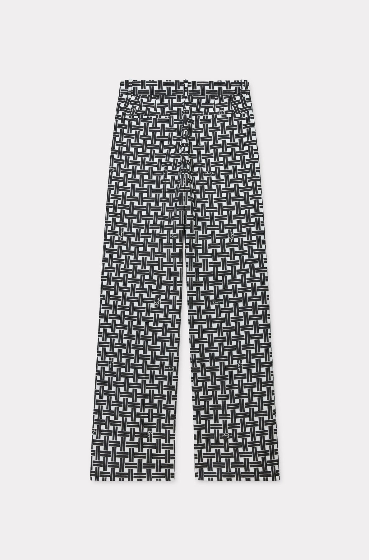 Pantalon large Kenzo Weave - White