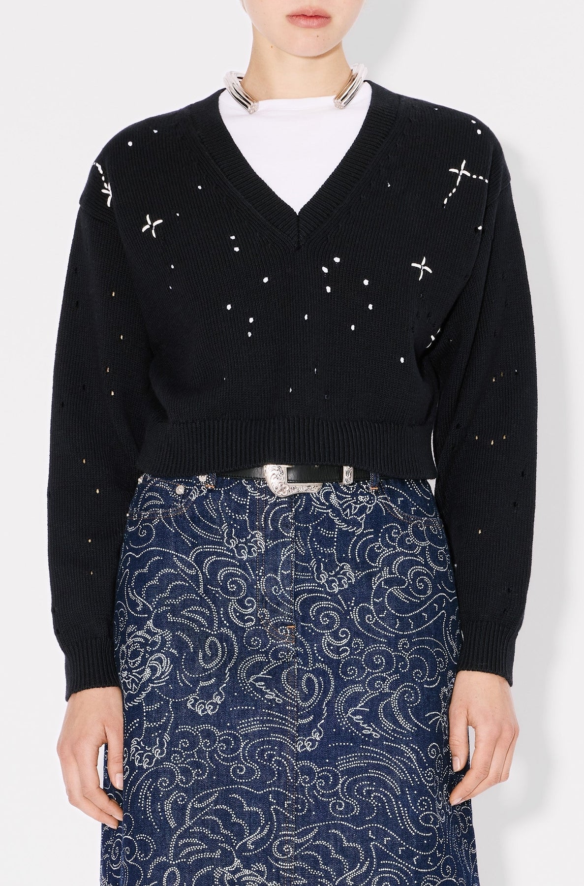 Constellation Cropped Jumper