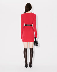 Sun-Ray Pleats Short Dress