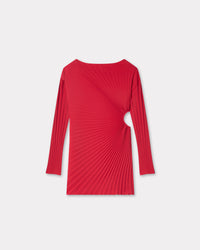 Sun-Ray Pleats Short Dress