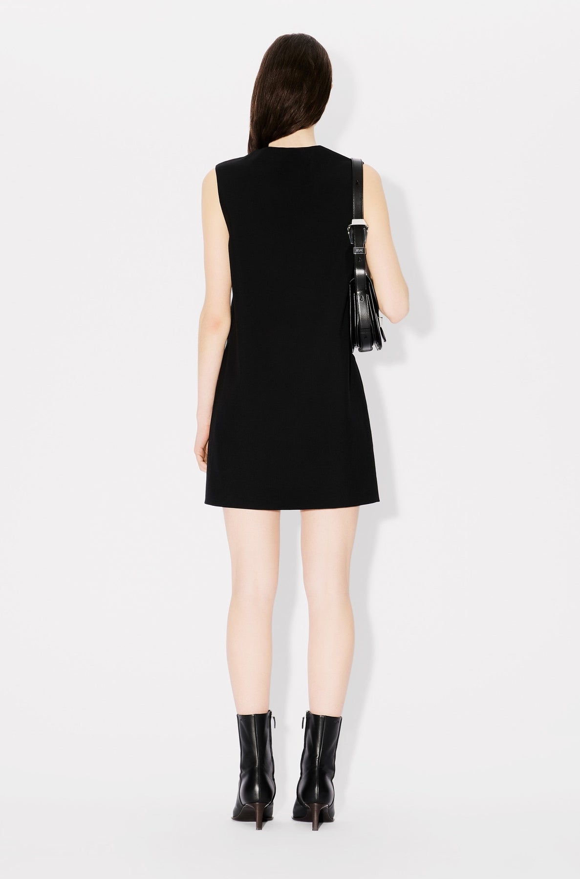 Robe Kenzo Marguerite en laine - Black