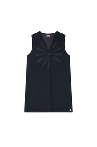 Robe Kenzo Marguerite en laine - Black