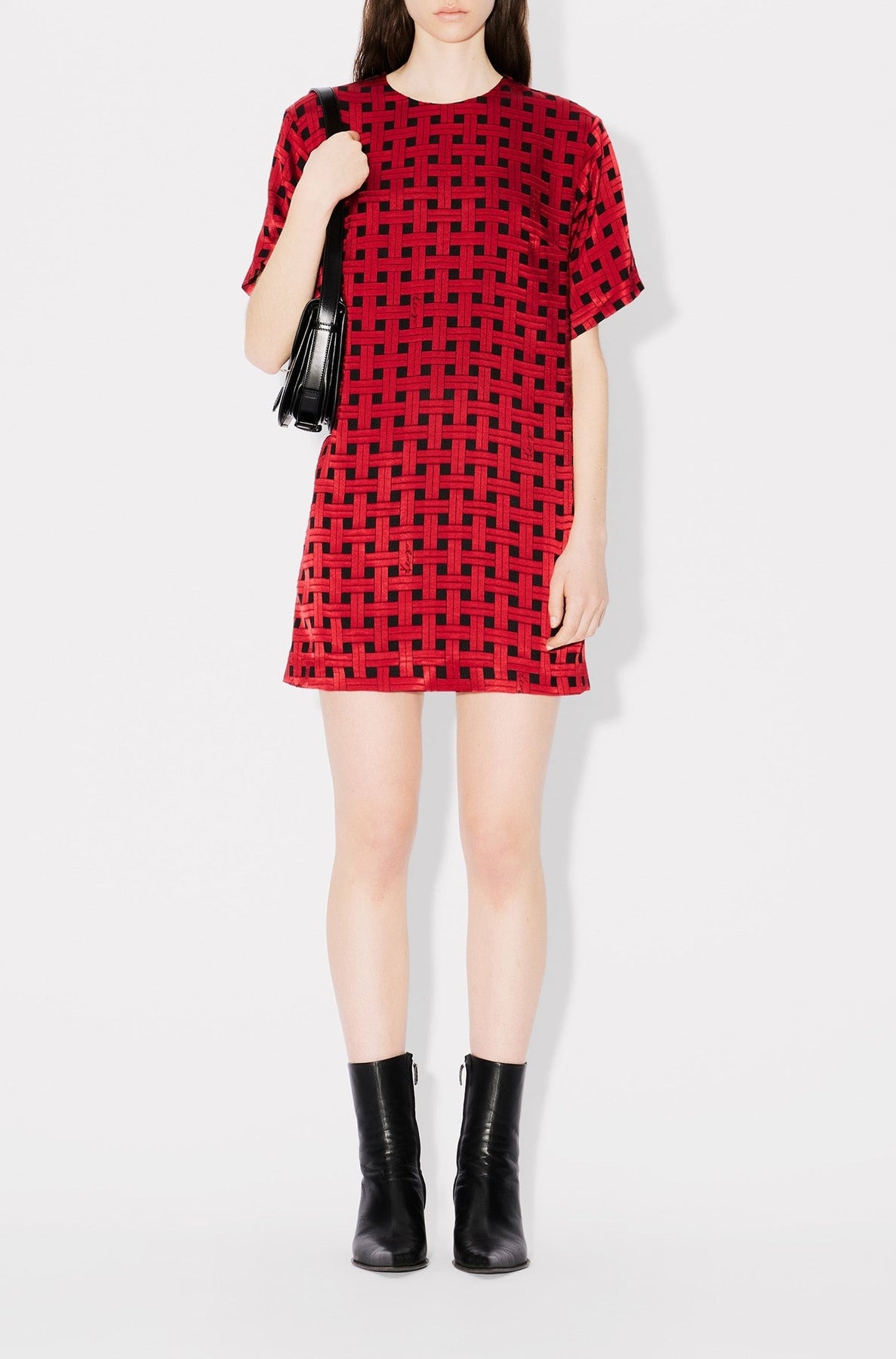 Robe T-shirt Kenzo Weave - Cherry
