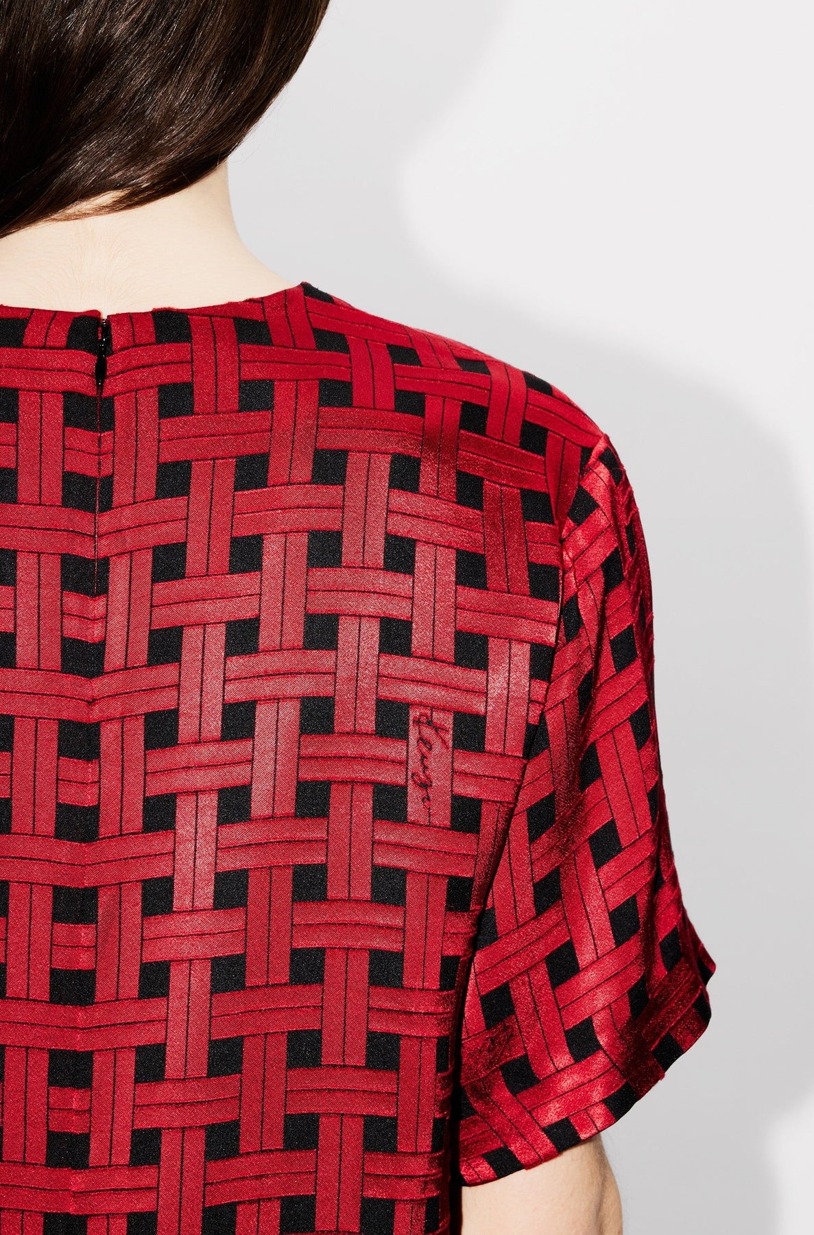 Robe T-shirt Kenzo Weave - Cherry
