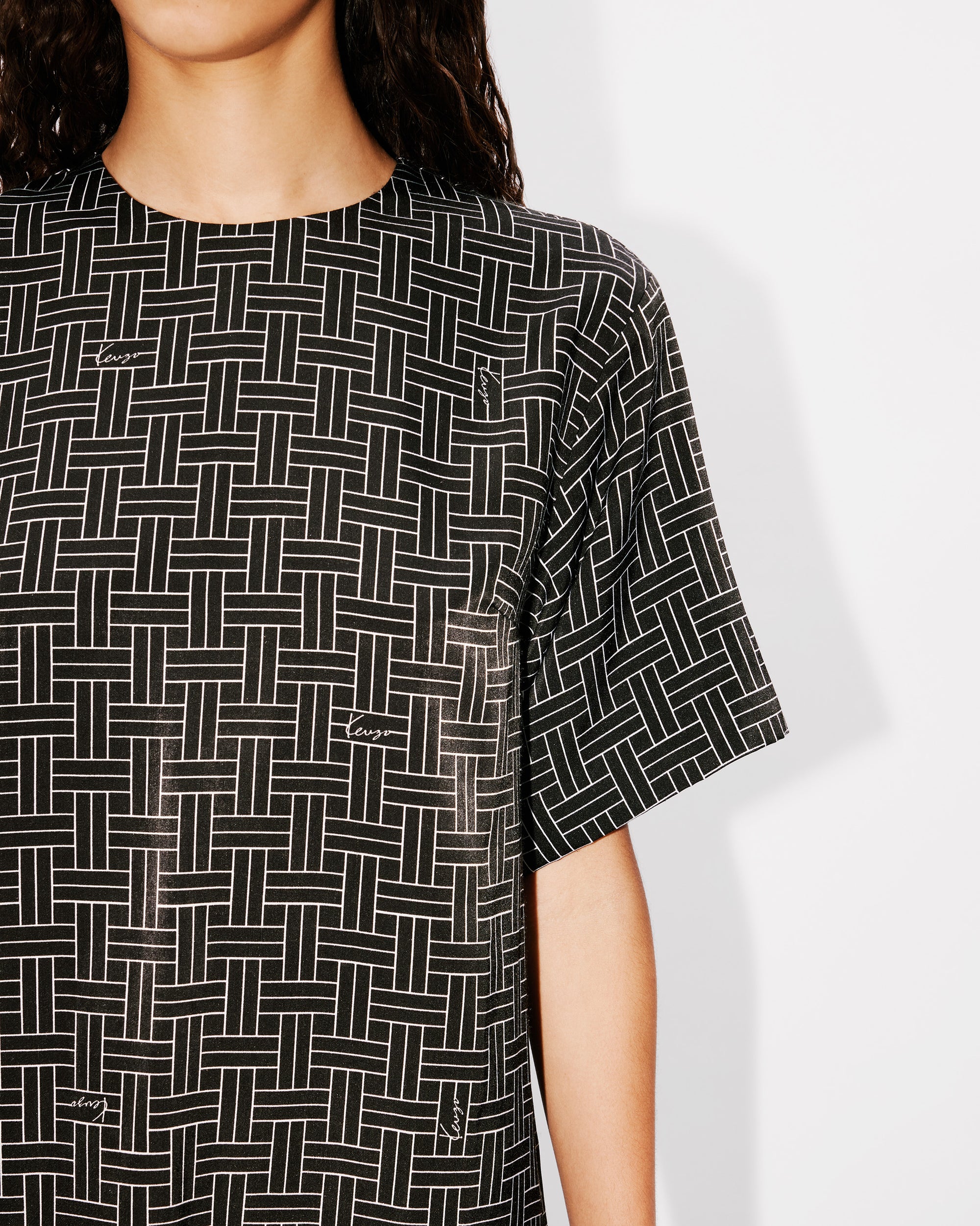 Weave T-Shirt Dress