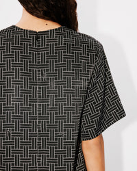Weave T-Shirt Dress