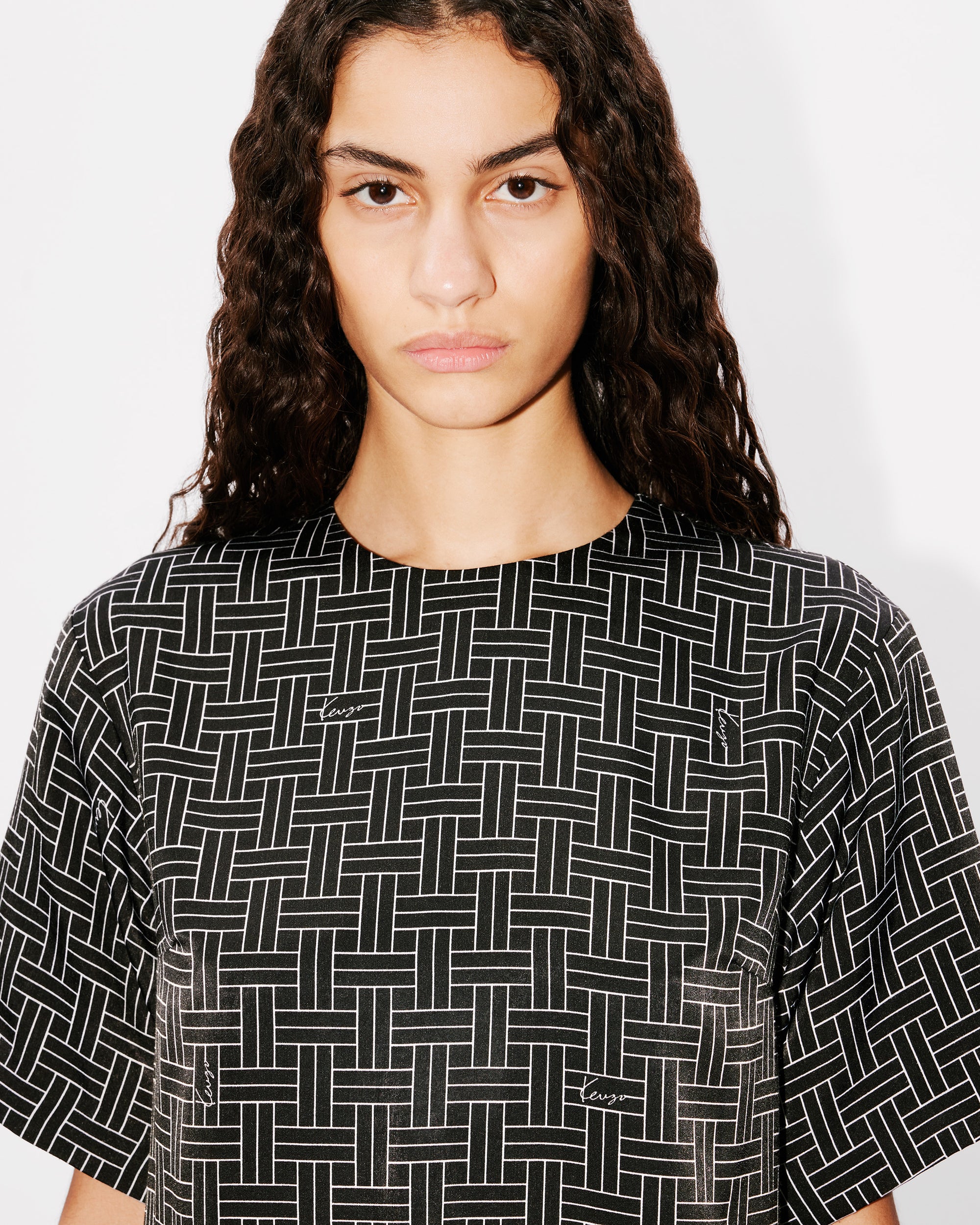 Weave T-Shirt Dress