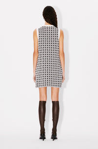 Robe Kenzo Weave en laine - Off White