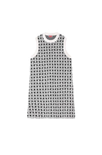 Robe Kenzo Weave en laine - Off White