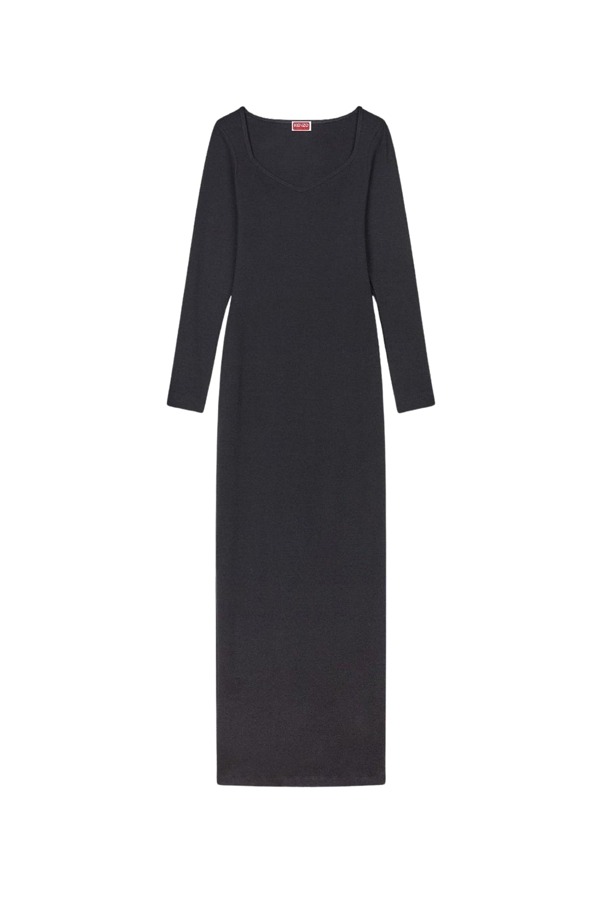 Boke Flower 2.0 embroidered long sleeve dress - Black
