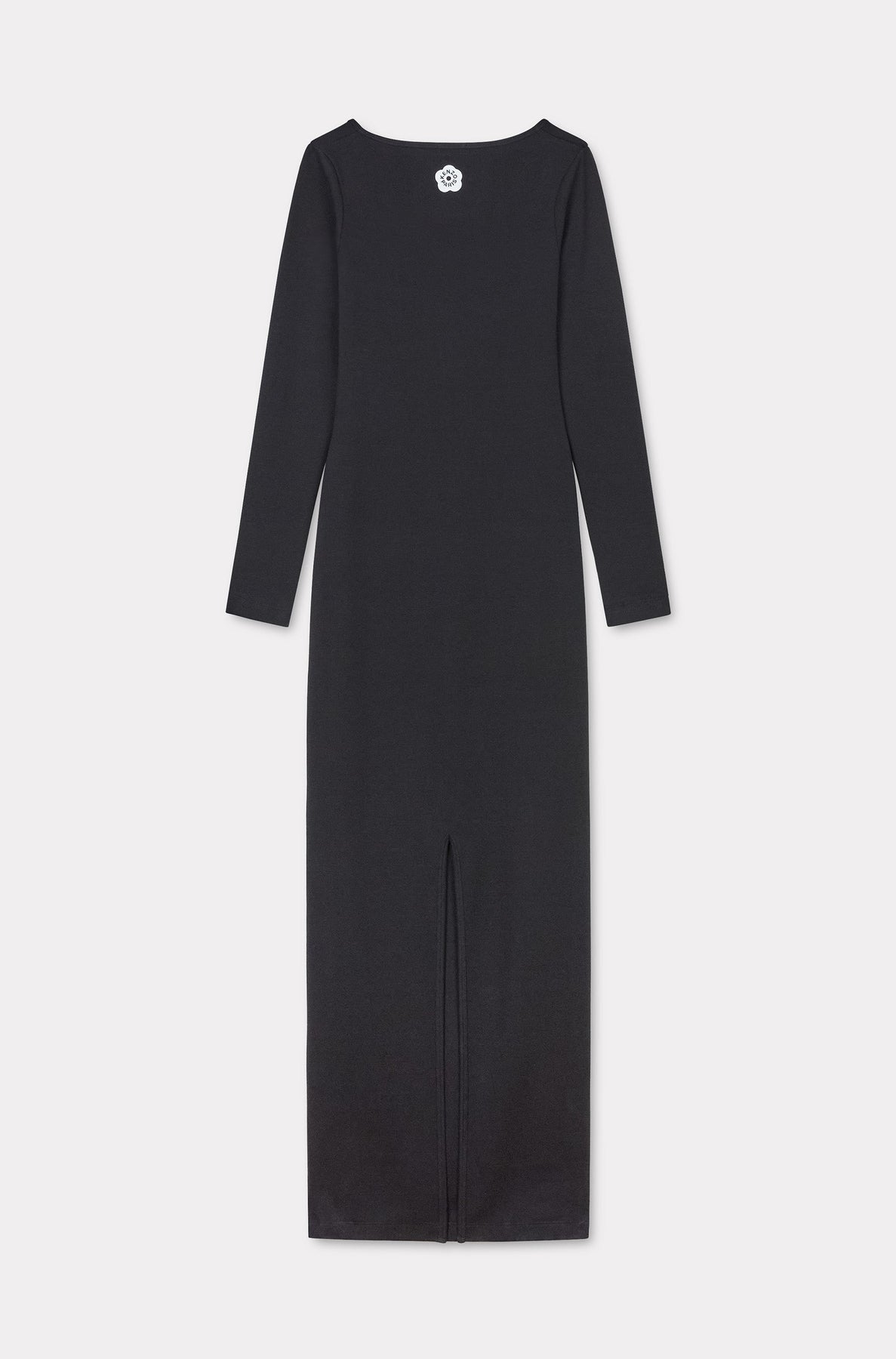 Boke Flower 2.0 embroidered long sleeve dress - Black
