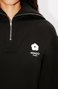 Robe sweatshirt brodée Boke Flower 2.0 - Black