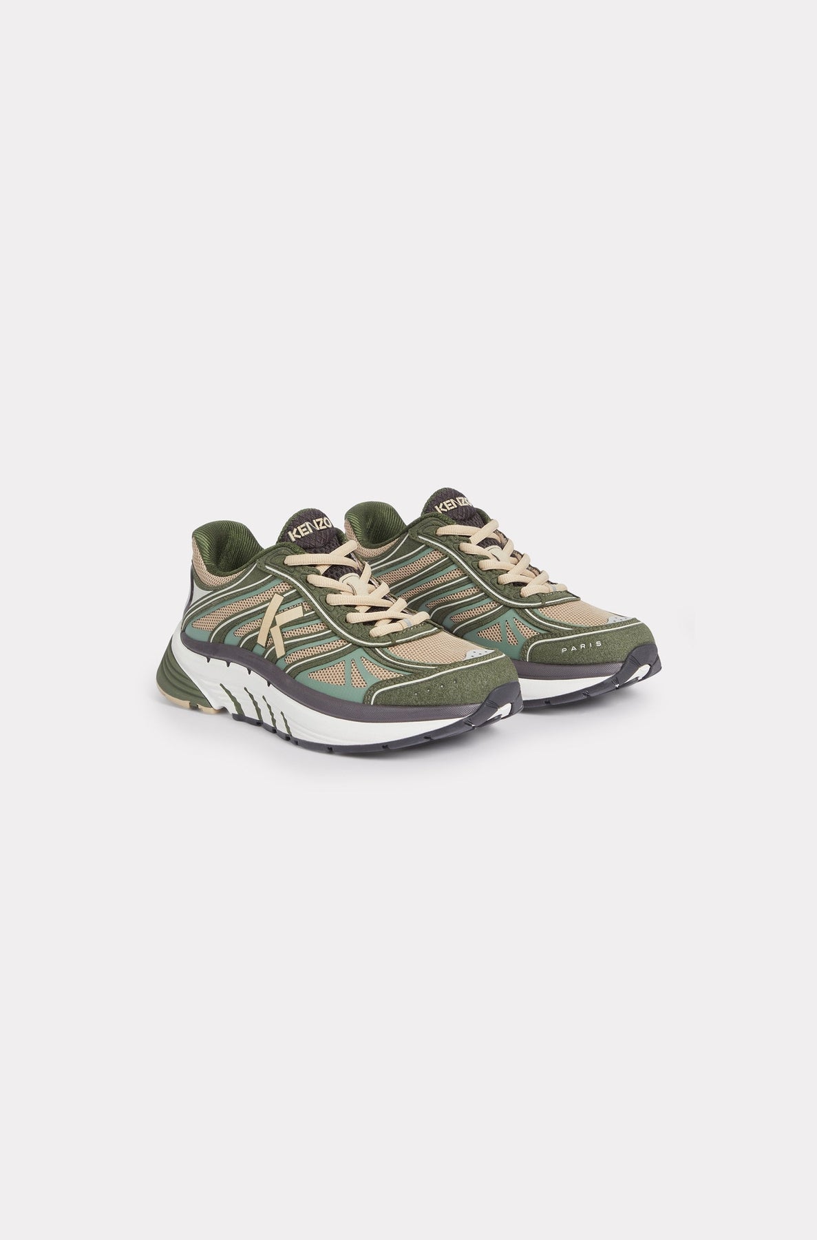 Kenzo-Pace Sneakers - Dark Khaki