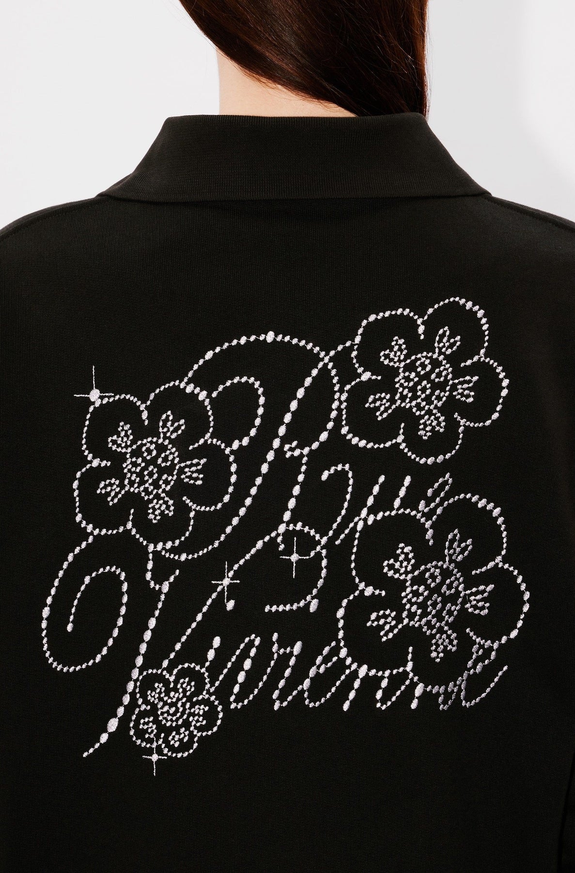 Kenzo Constellation loose embroidered cardigan - Black