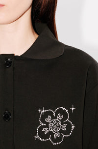 Kenzo Constellation loose embroidered cardigan - Black