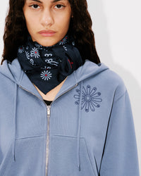 Gots Marguerite Emb Crop Zip H