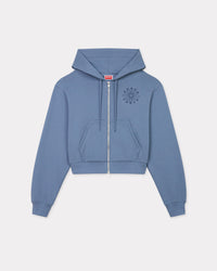 Gots Marguerite Emb Crop Zip H