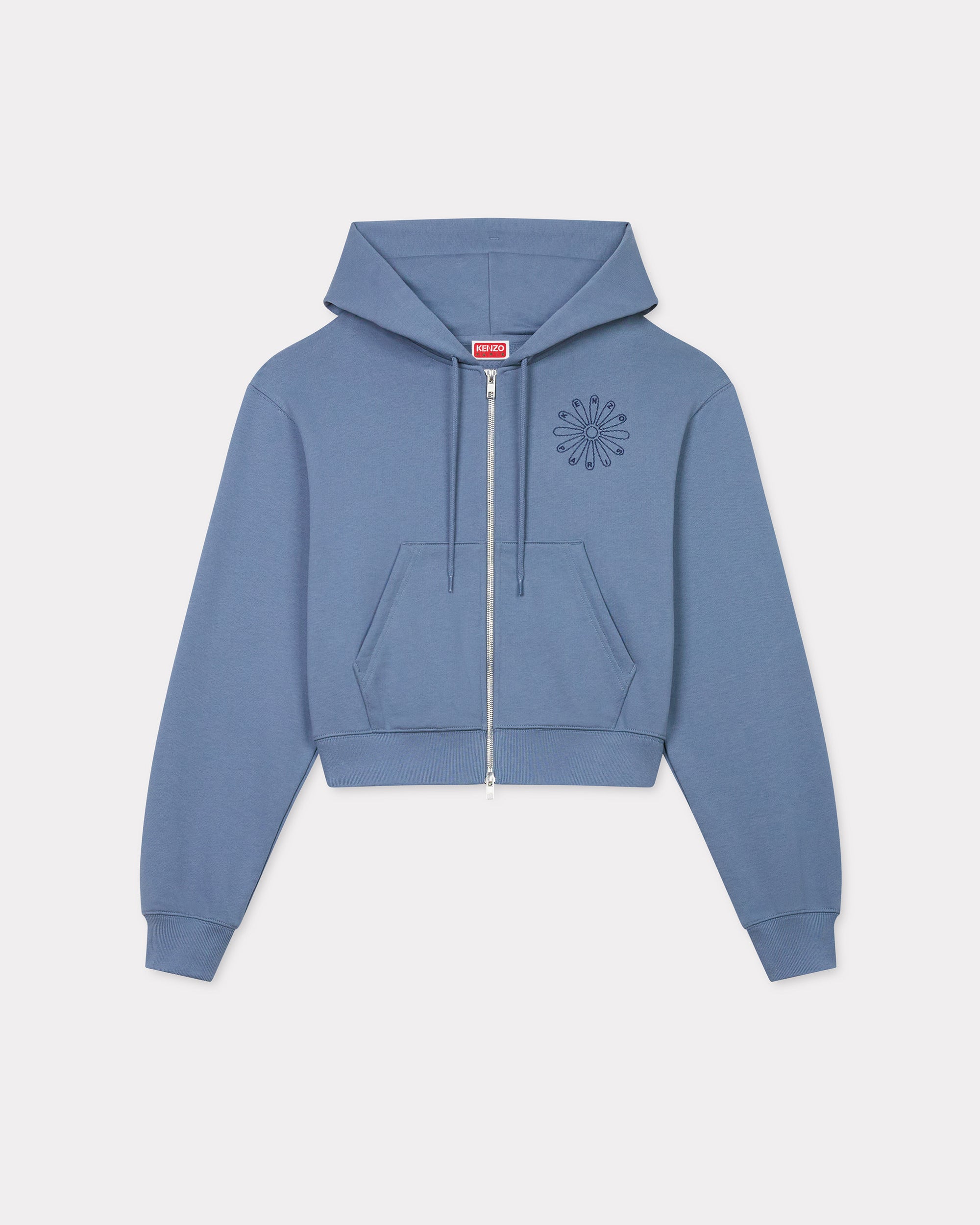 Gots Marguerite Emb Crop Zip H