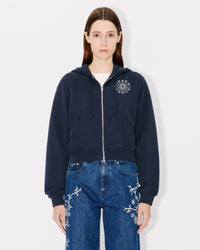 Gots Marguerite Emb Crop Zip H
