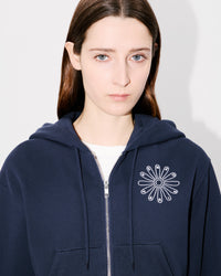 Gots Marguerite Emb Crop Zip H