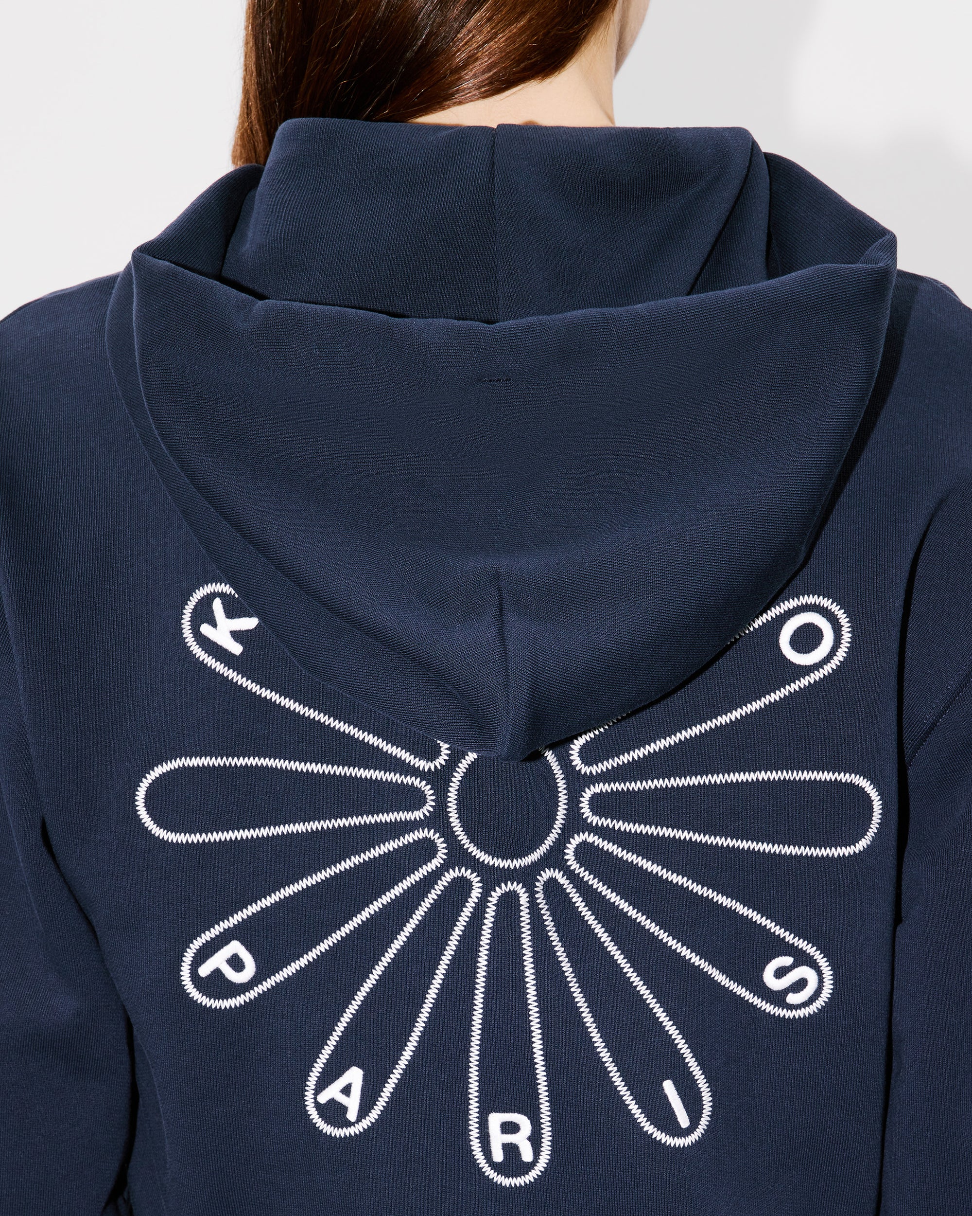 Gots Marguerite Emb Crop Zip H