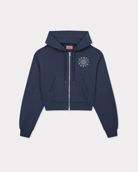 Gots Marguerite Emb Crop Zip H