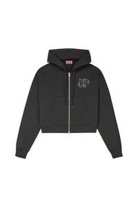 Sweatshirt à capuche court Kenzo Constellation - Black