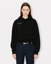 Star Tiger Emb Cropped Hoodie