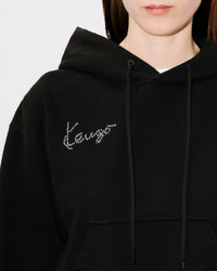 Star Tiger Emb Cropped Hoodie /// LVMH