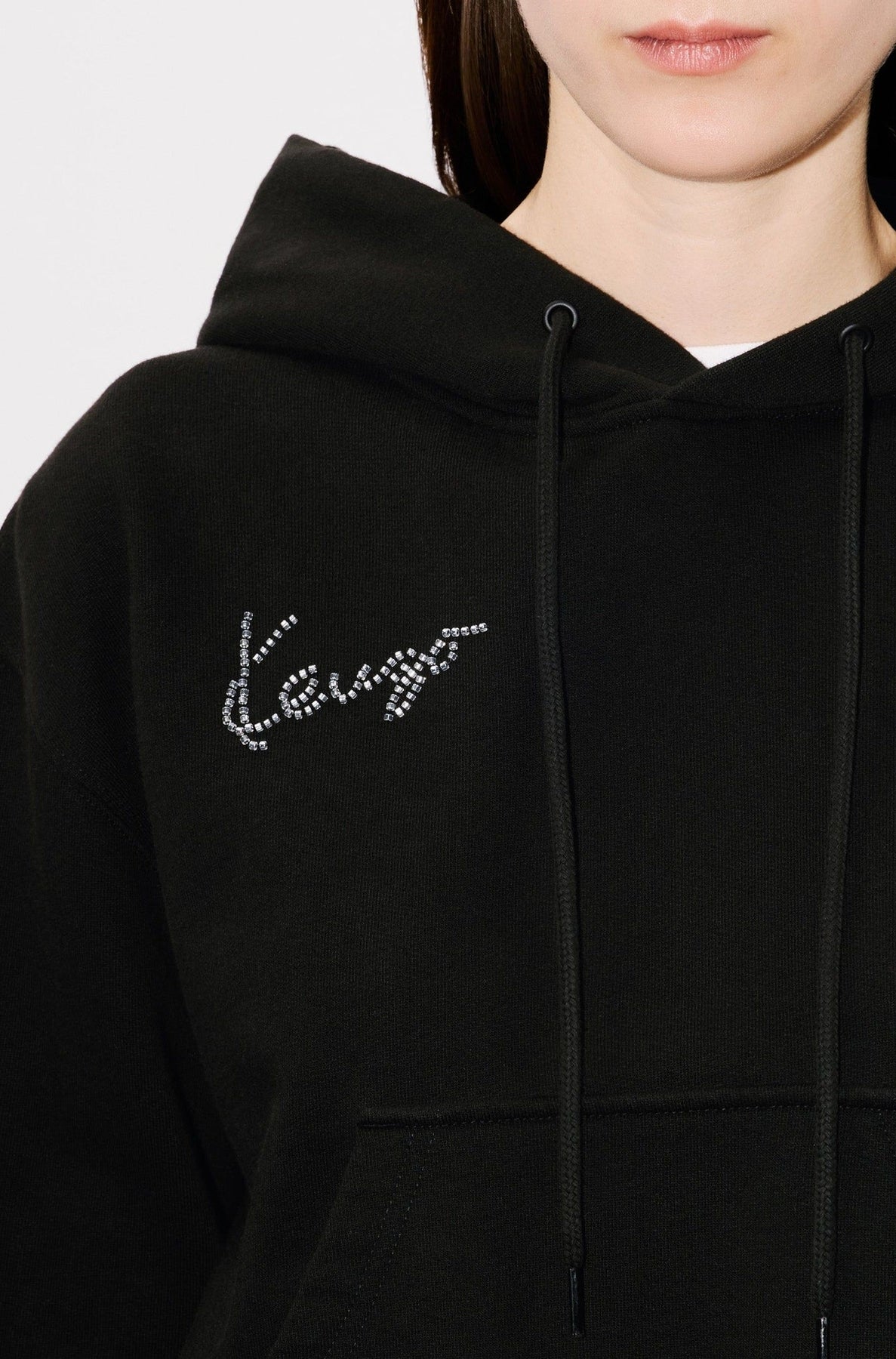 Kenzo Star Tiger embroidered hoodie - Black