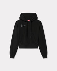Star Tiger Emb Cropped Hoodie