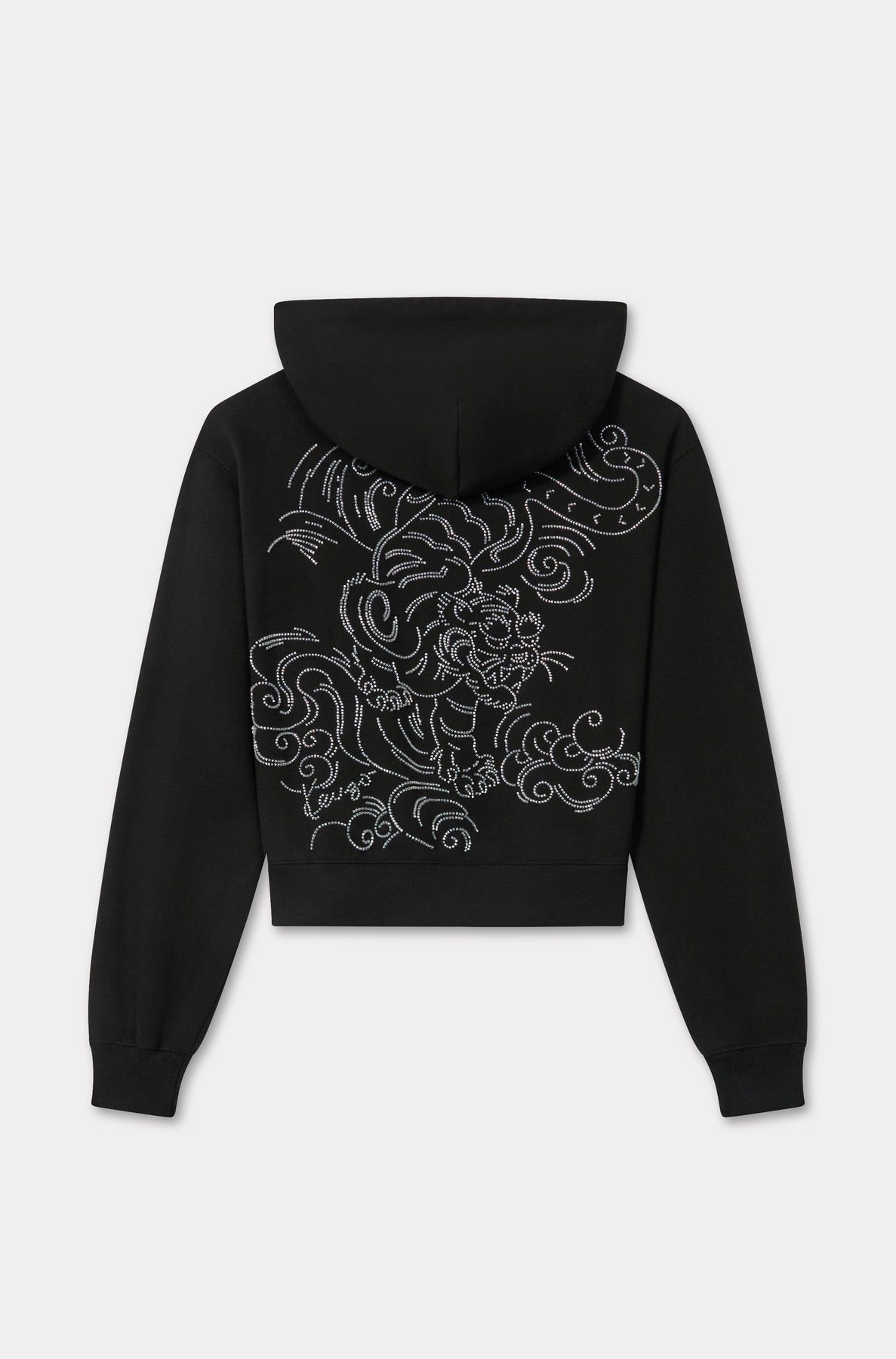 Kenzo Star Tiger embroidered hoodie - Black
