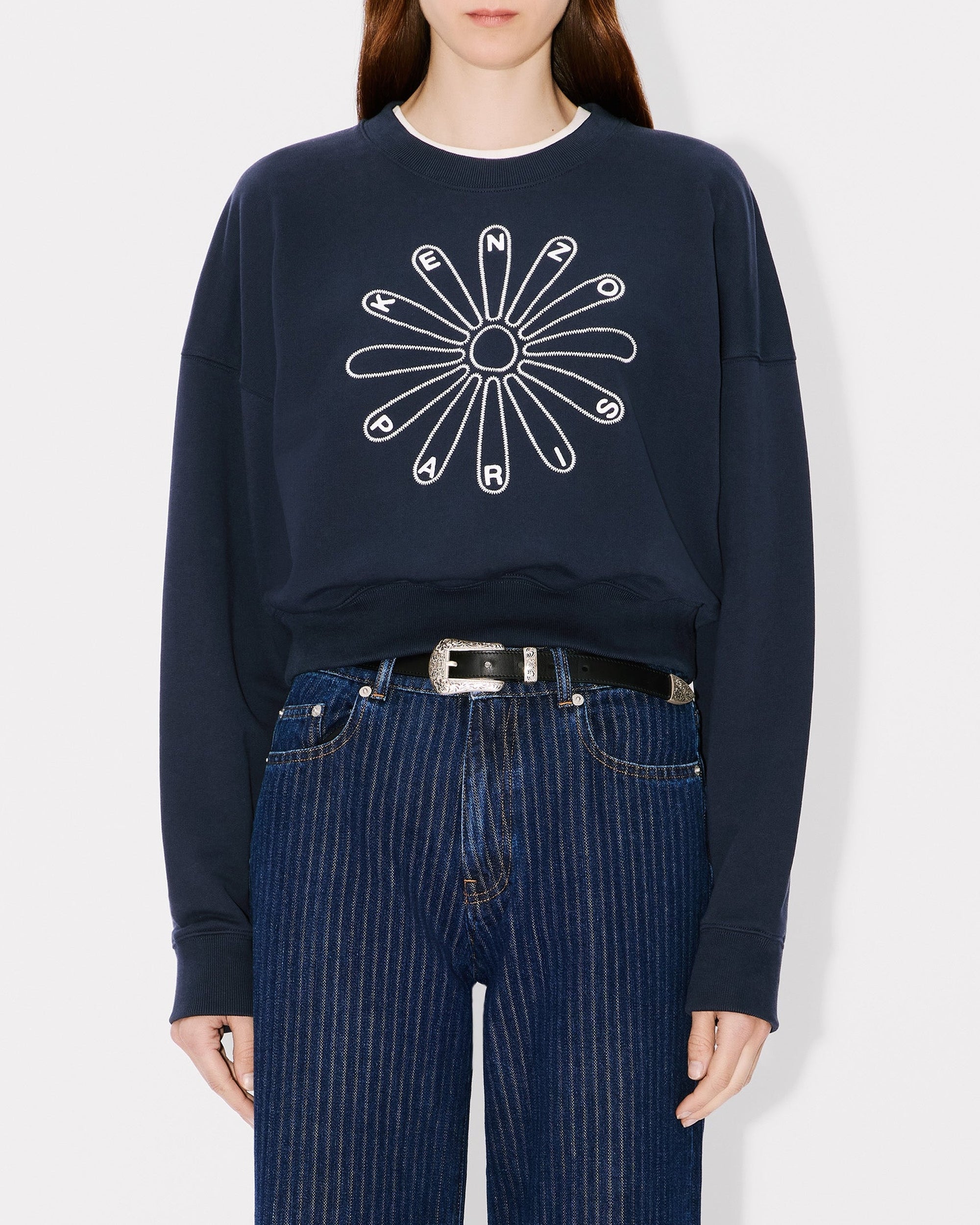 Gots Marguerite Emb Cropped Sw
