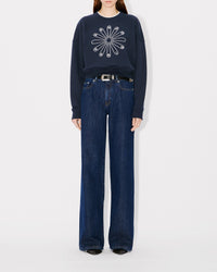 Gots Marguerite Emb Cropped Sw